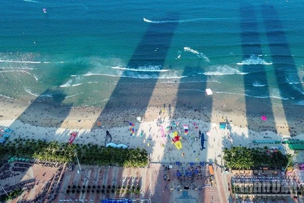 Khu vực Công viên Biển đông sẽ là nơi diễn ra Chương trình “Cùng Việt Nam tiến bước” tại Đà Nẵng. (Ảnh: ANH ĐÀO)