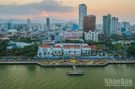 Một góc trung tâm thành phố Đà Nẵng.