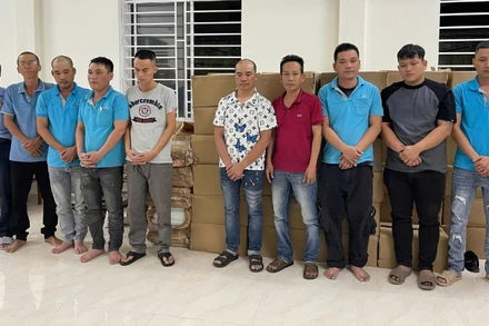 Các đối tượng liên quan đến vụ trộm tại cơ quan điều tra. (Ảnh: Công an cung cấp)