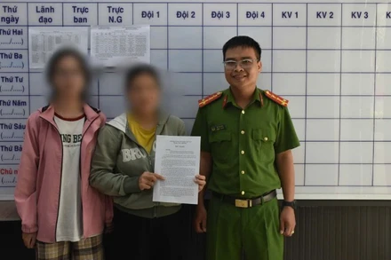 Công an thành phố Đà Nẵng liên tiếp giải cứu thành công 2 trường hợp nữ sinh bị “lừa bắt cóc online”. (Ảnh: Công an cung cấp)