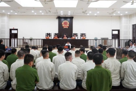 Quang cảnh phiên tòa. (Ảnh: AD)