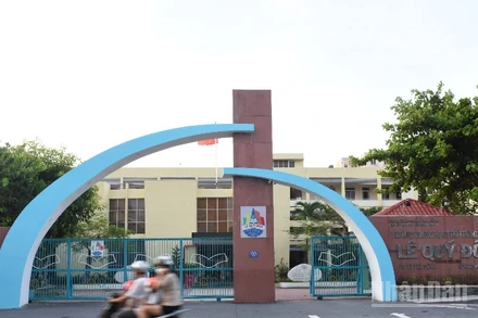 Đà Nẵng chi hơn 78,7 tỷ đồng đầu tư, nâng cấp Trường trung học phổ thông chuyên Lê Quý Đôn. (Ảnh: ANH ĐÀO)