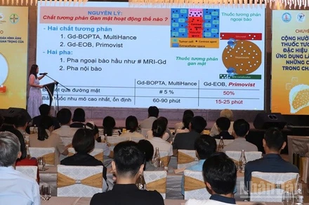 Hội thảo mang đến nhiều kiến thức mới, cập nhật các tiến bộ y học trong chẩn đoán hình ảnh và điều trị bệnh lý gan mật. (Ảnh: ANH ĐÀO)