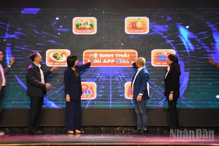 Đà Nẵng chính thức ra mắt hệ sinh thái Mini App 5Sao nhằm phát triển sản phẩm đặc trưng địa phương. (Ảnh: ANH ĐÀO)