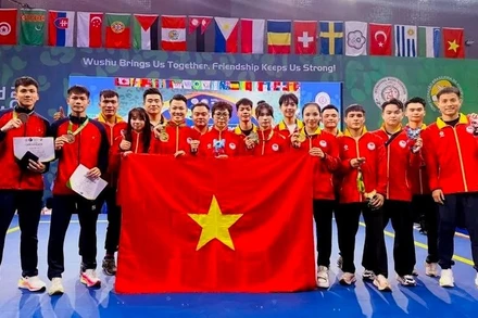 Đội tuyển wushu Việt Nam được kỳ vọng tiếp tục giành thành tích cao tại SEA Games 33. 