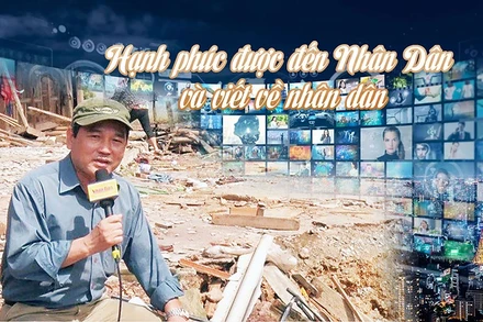 Hạnh phúc được đến Nhân Dân và viết về nhân dân