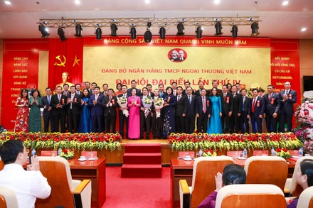 Đại hội Đại biểu Đảng bộ Vietcombank lần thứ IV ngày 10/7/2020.