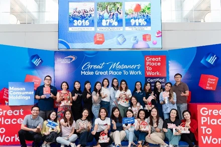Masan Consumer 3 năm liên tiếp ghi nhận nơi làm việc xuất sắc (Great Place to Work).