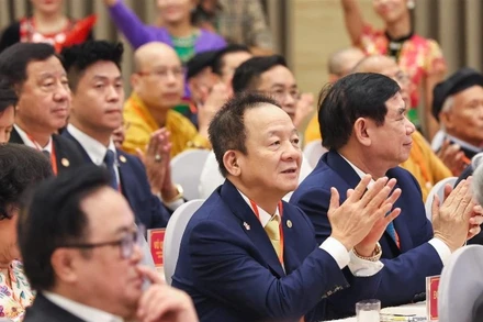 Doanh nhân Đỗ Quang Hiển, Nhà sáng lập, Chủ tịch Điều hành Tập đoàn T&T Group, tại Hội nghị.