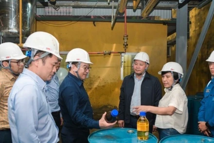 Lãnh đạo BSR và Phòng Thí nghiệm trọng điểm công nghệ lọc, hóa dầu tham quan, thúc đẩy tiến độ hoàn thiện công nghệ, sản xuất thử nghiệm nhiên liệu dầu diesel sinh học.