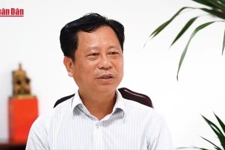 Ông Phạm Văn Tùng, Viện Trưởng Viện Kỹ thuật biển, Bộ Nông nghiệp và Môi trường.