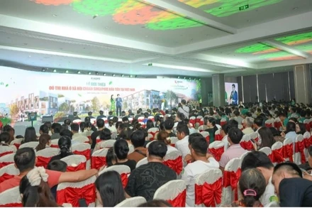 Hơn 2.200 khách hàng tham dự lễ giới thiệu đô thị nhà ở xã hội chuẩn Singapore đầu tiên tại Việt Nam vào tháng 4/2025