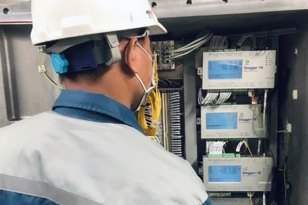 Datalogger Dlogger-18 được lắp đặt tại Nhà máy lọc hóa dầu Long Sơn.