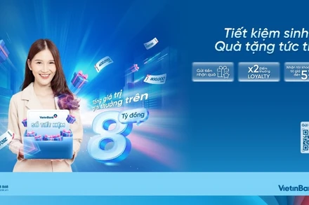 Chương trình khuyến mại “Tiết kiệm sinh lời-Quà tặng tức thời” của VietinBank.