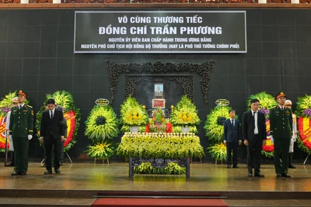 Lễ tang cấp Nhà nước nguyên Phó Chủ tịch Hội đồng Bộ trưởng Trần Phương.