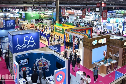 Sự kiện IFTM Top Resa 2025 thu hút sự tham gia của 3.000 đơn vị triển lãm. (Ảnh: MINH DUY)