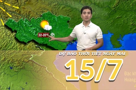 [Video] Dự báo thời tiết đêm nay và ngày mai 14/7/2025: Nắng nóng xuất hiện tại khu vực Bắc Bộ và Trung Bộ 