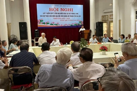 Quang cảnh hội nghị. (Ảnh: DIỆU THƯƠNG)