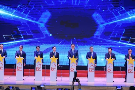 Lễ bấm nút Liên minh Hợp tác Sở hữu trí tuệ và đổi mới sáng tạo.