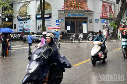 Dự báo Hà Nội ngày có mưa và mưa nhỏ rải rác. (Ảnh minh họa: Đ.T)