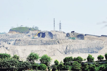 Mỏ apatit ở Lào Cai.