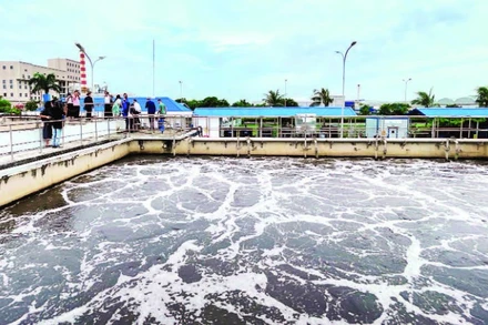 Nhà máy xử lý nước thải của Khu công nghiệp DEEP C (Hải Phòng).