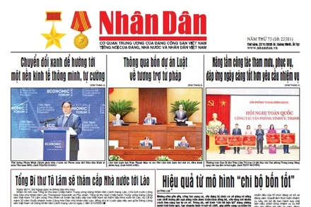 Báo Nhân Dân số 25581 