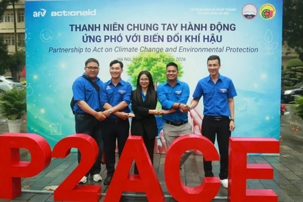 Dự án P2ACE có sự tham gia tích cực của lực lượng thanh niên. (Ảnh: PHẠM HÙNG)