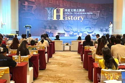 Chương trình giao lưu văn hóa và giới thiệu du lịch Thiểm Tây. 