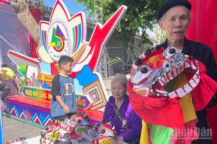 Nghệ thuật múa sư tử mèo của dân tộc Tày, Nùng (Lạng Sơn) sẽ được trình diễn dịp nghỉ lễ Quốc khánh 2/9. 