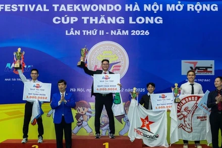 CLB Taekwondo Kids Việt Nam giành giải Nhất toàn đoàn.