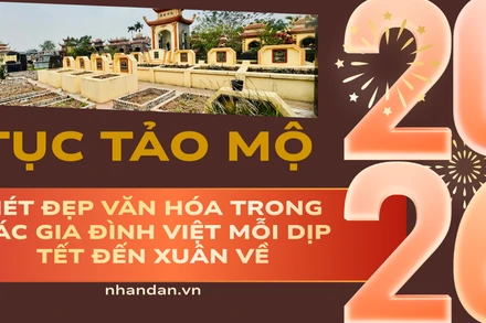 Người Việt quan niệm, việc tảo mộ là một trong những việc hiếu đạo của con cháu, thể hiện lòng kính trọng đối với đấng sinh thành và các bậc tổ tiên đã khuất. 