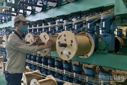 Số lao động trong tháng 1/2026 trong doanh nghiệp gia tăng. (Ảnh: HNV)