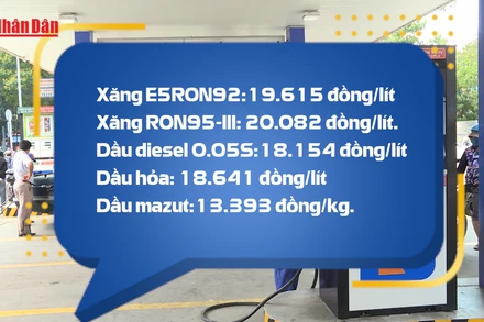[Video] Giá xăng dầu giảm trong kỳ điều hành ngày 11/12