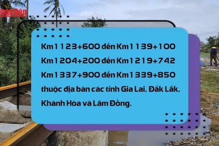 [Video] Công bố tình huống khẩn cấp để khắc phục hư hỏng trên tuyến đường sắt Bắc - Nam
