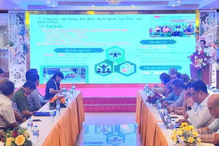 Quang cảnh hội nghị.