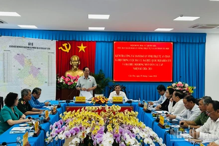 Quang cảnh buổi làm việc.