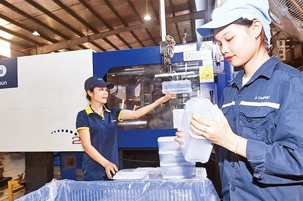 Sản xuất công nghiệp là một trong những ngành thu hút nguồn vốn FDI lớn nhất hiện nay. (Ảnh DUY LINH)