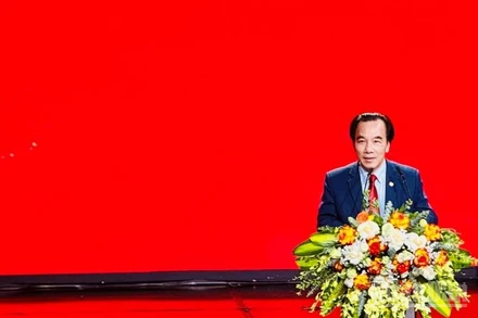 Tiến sĩ Ngô Sách Thực, Ủy viên Đoàn Chủ tịch Ủy ban Trung ương Mặt trận Tổ quốc Việt Nam, Chủ tịch Hội Cứu trợ trẻ em tàn tật Việt Nam. (Ảnh: HNV)