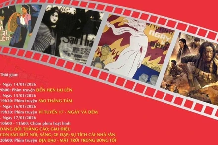 Chương trình giới thiệu các phim trình chiếu của Viện Phim Việt Nam chào mừng Đại hội lần thứ XIV của Đảng.