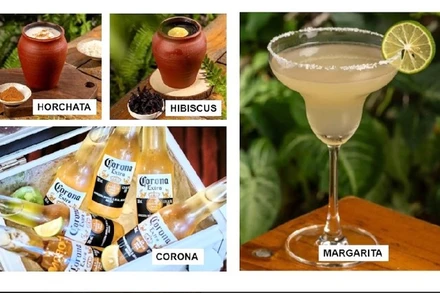 Đồ uống Mexico mang đến trải nghiệm đậm chất Mỹ Latinh. (Ảnh: TL)