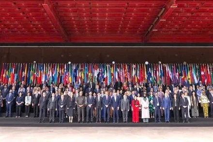 Hội nghị thế giới về Chính sách văn hóa và Phát triển bền vững (MONDIACULT 2025) diễn ra tại thành phố Barcelona (Tây Ban Nha). (Ảnh: Cục HTQT)