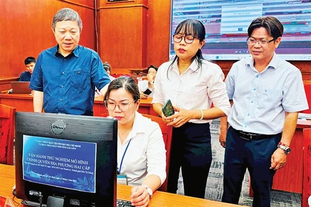 Thành phố Hồ Chí Minh vận hành thử nghiệm chính quyền địa phương hai cấp bảo đảm sẵn sàng cho vận hành các nền tảng dùng chung từ 1/7/2025.