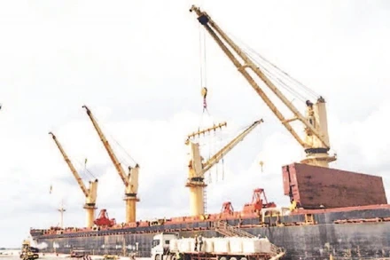 Cảng quốc tế Long An đủ năng lực tiếp nhận tàu cập cảng có tải trọng 70.000 DWT.