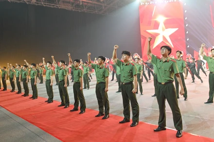 Chương trình nghệ thuật chào mừng đại hội.