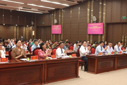 Các đại biểu tham dự hội nghị. (Ảnh: THANH HẢI)