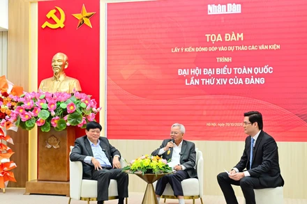 Quang cảnh tọa đàm. (Ảnh: BẢO LONG)