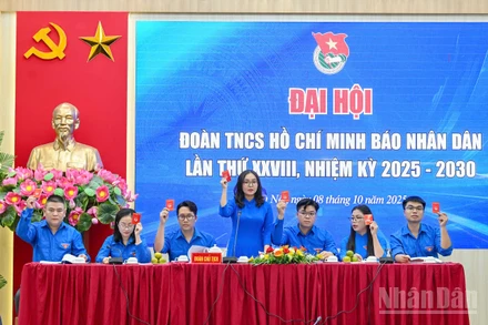 [Ảnh] Đại hội Đoàn TNCS Hồ Chí Minh Báo Nhân Dân lần thứ XXVIII, nhiệm kỳ 2025-2030