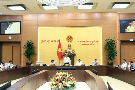 Ủy Ban Thường Vụ Quốc Hội Phiên Họp Thứ 49 Của Ủy Ban Thường Vụ Quốc Hội. (Ảnh: Duy Linh)