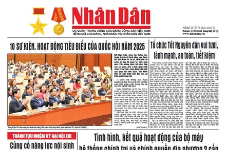 Báo Nhân Dân số 25617 